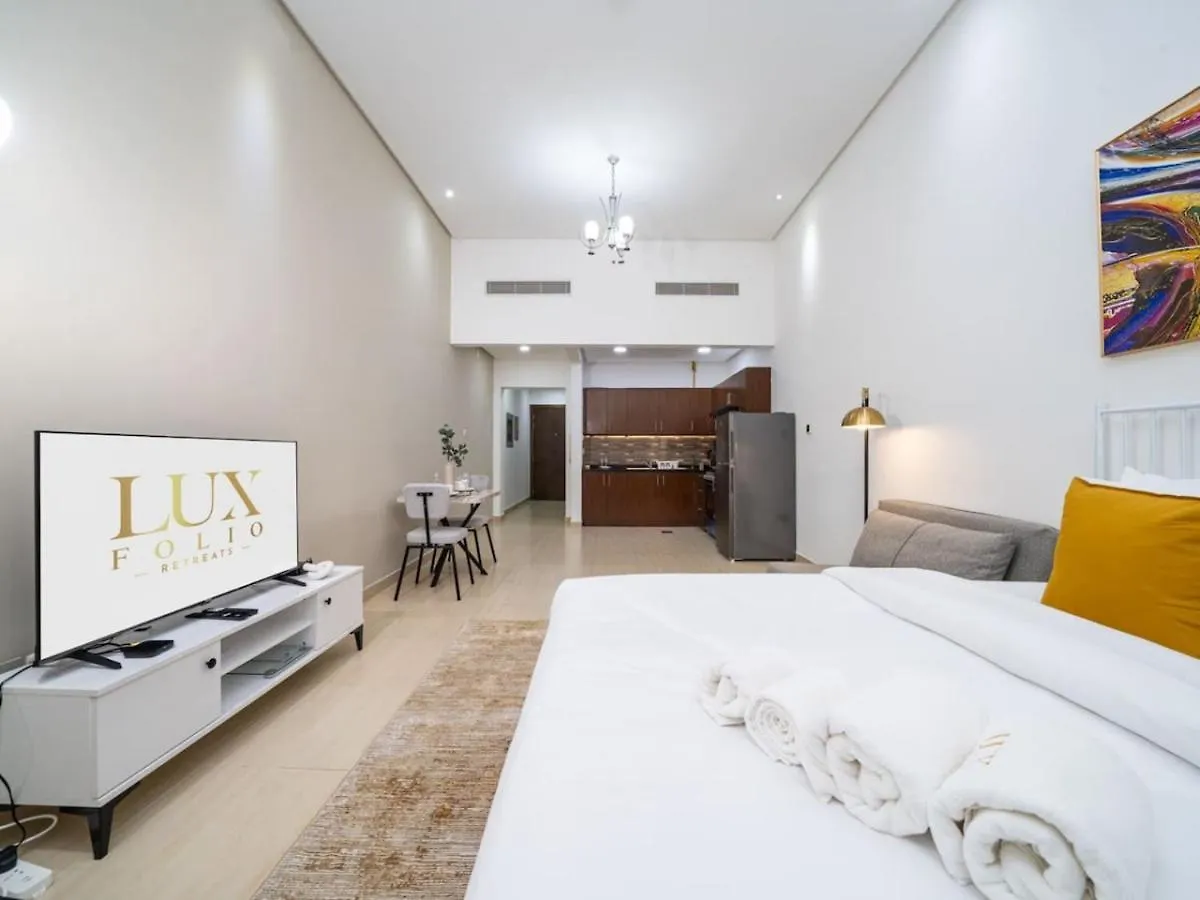 Chic Studio In Jvc Dubai With Spacious Terrace Balcony Apartment