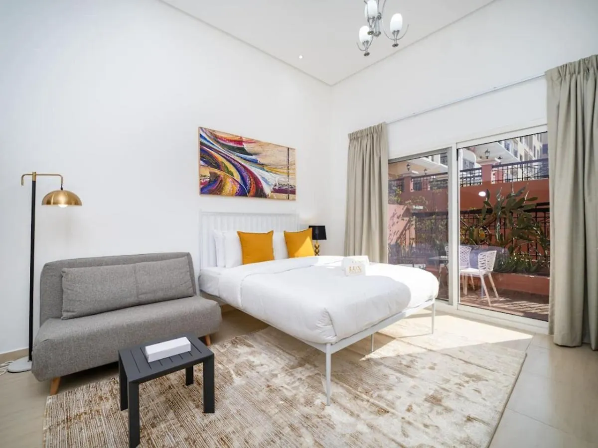 Chic Studio In Jvc Dubai With Spacious Terrace Balcony